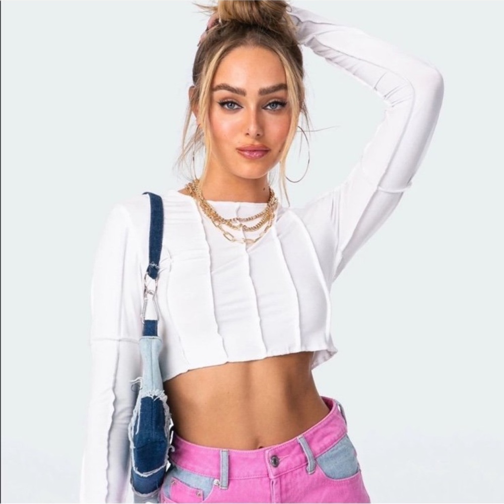 Edikted overlock crop top